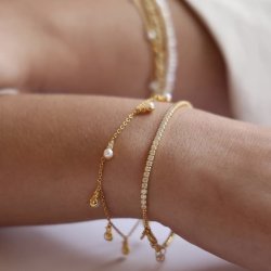 Armbnd DARLING BUBBELS forgyldt slv