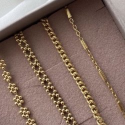 Armbnd TUBE  Forgyldt slv