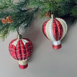 Julekugle luft ballon Glas