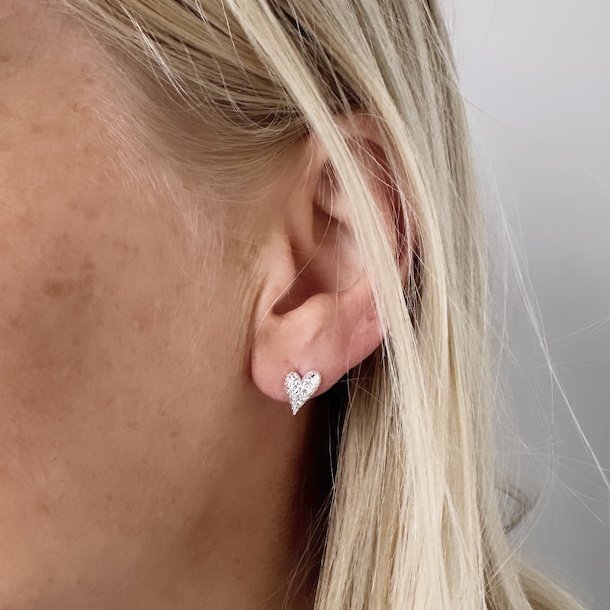 restikker hjerte LOVE ME BIG Sterling Slv