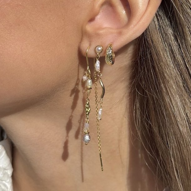 restikker ALURA forgyldt slv