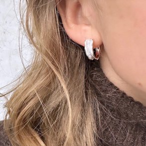 Hoops New Fanny 18 mm sterling s�lv