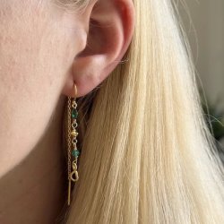 retrde GREEN GARDEN  Forgyldt Slv