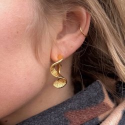 restik creol Rhumba BIG 30 mm forgyldt slv