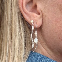 retrde CELESTIA PEARL DROP Sterling slv