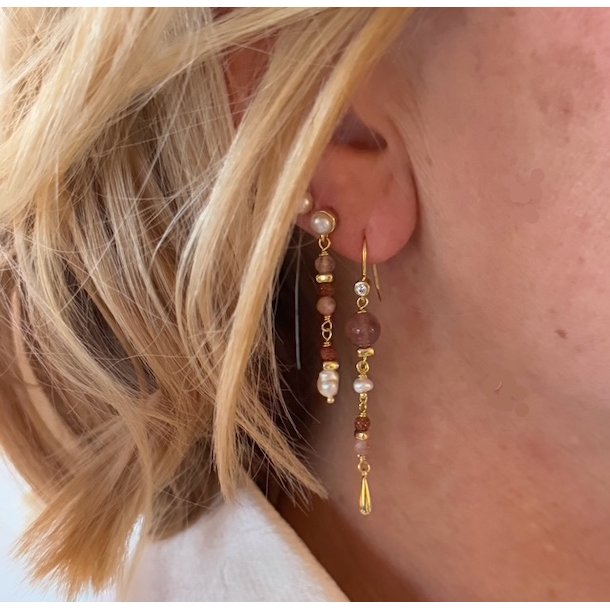 restikker PEACHY Forgyldt slv