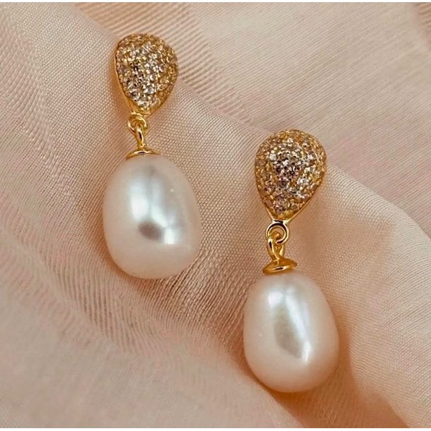 restikker PAV PEARL Forgyldt Slv