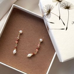 restikker PEACHY Forgyldt slv