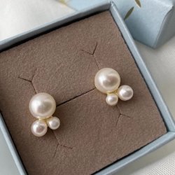 MARY bobbly restikker forgyldt slv