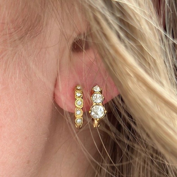 Hoops GLOW AYA 14 mm vandfast 18kt. forgyldt