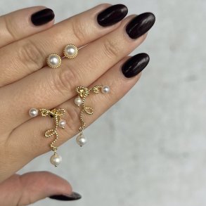 restikker simple swirl love forgyldt slv