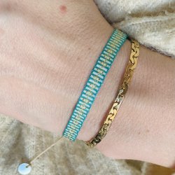 Vvet armbnd plain - GRN