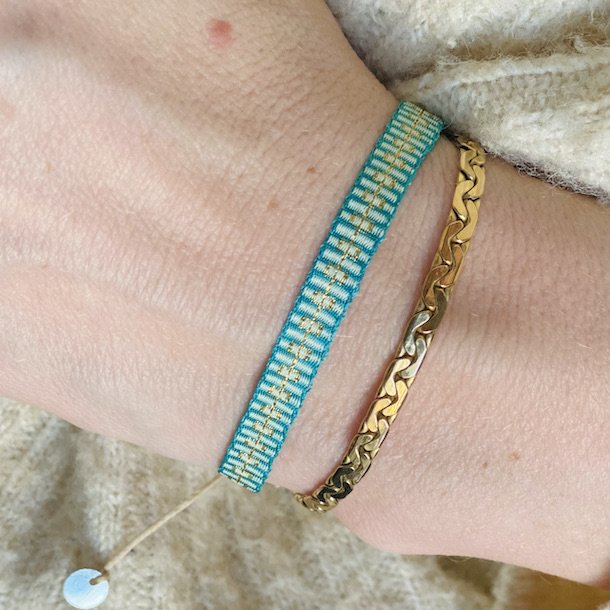 Vvet armbnd plain - GRN