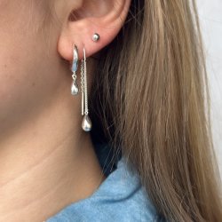 Hoops SHINY DROP Sterling slv