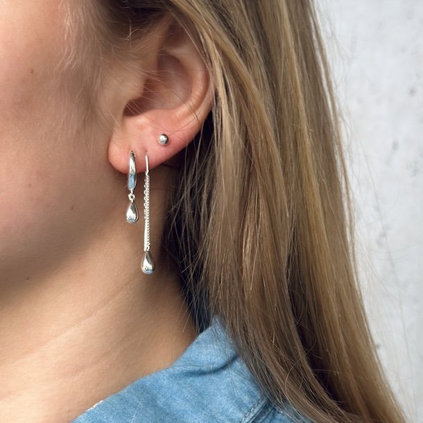 Hoops SHINY DROP Sterling slv