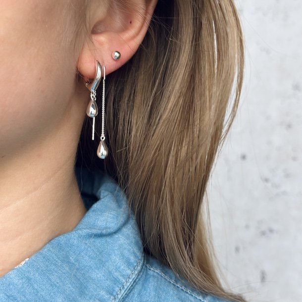 Hoops SHINY DROP Sterling slv