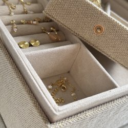 Smykkeskrin box big sand - Aqua Dulce