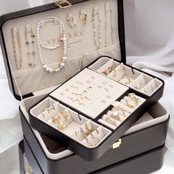 Stort smykkeskrin SORT - Aqua Dulce limited edition