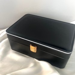 Stort smykkeskrin SORT - Aqua Dulce limited edition