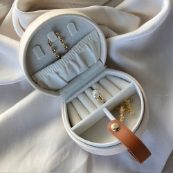 Smykkeskrin halvrund 