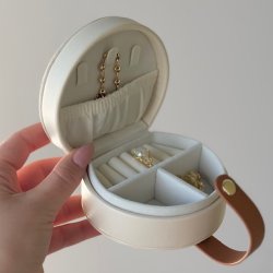 Smykkeskrin halvrund 