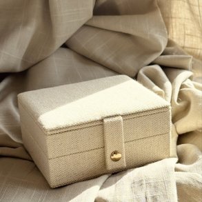 Smykkeskrin box medium sand - Aqua Dulce