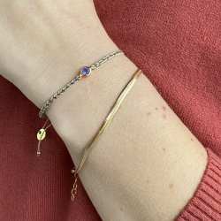 Armbnd Malou  forgyldt slv