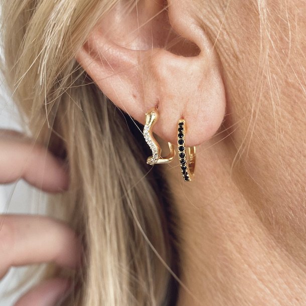 Boa hoops forgyldt