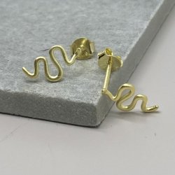 restikker snake forgyldt slv