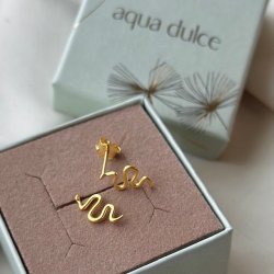 restikker snake forgyldt slv