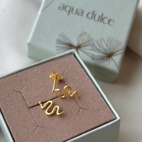 restikker snake forgyldt slv