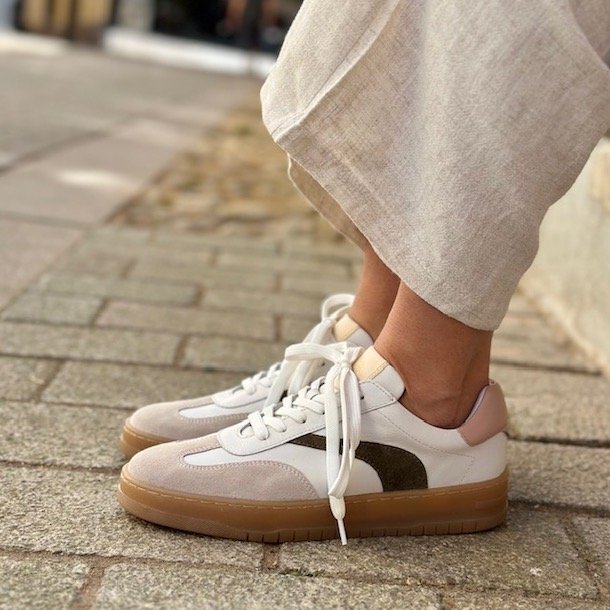 Sneakers THE POWER SNEAK hvid skind str 37-41