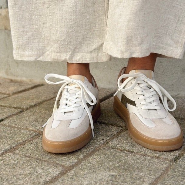 Sneakers THE POWER SNEAK hvid skind str 37-41