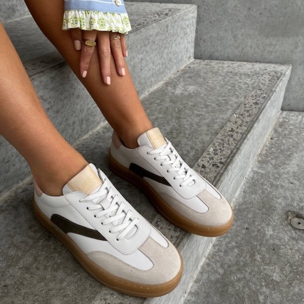 Sneakers THE POWER SNEAK hvid skind str 37-41