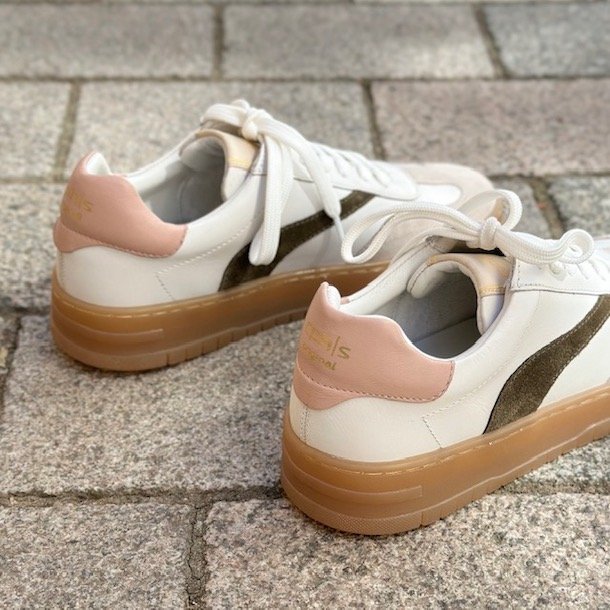 Sneakers THE POWER SNEAK hvid skind str 37-41