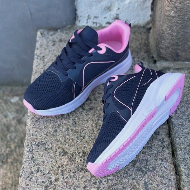 Sneakers ACTIVE Navy/pink str. 36-41