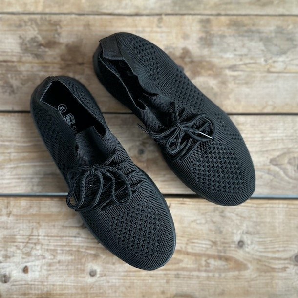 Sommer sneakers sort