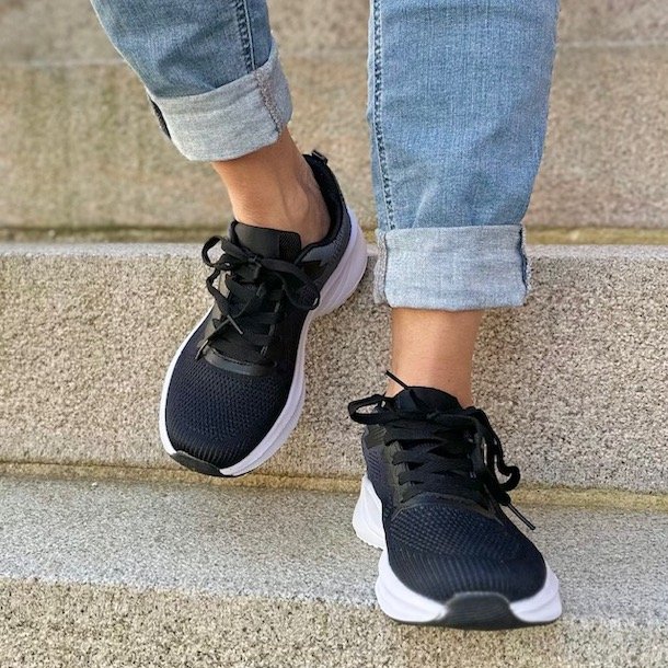 Sneakers ACTIVE black str. 36-41