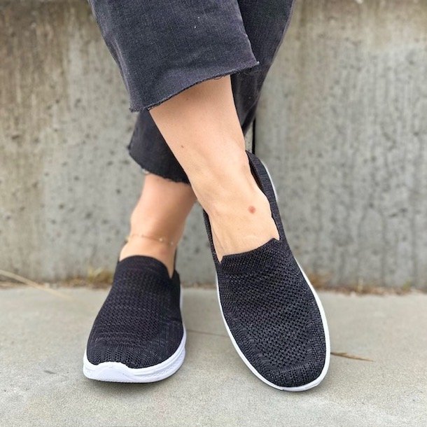 Sneakers I stof sort str. 36-41