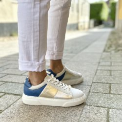 POWER Sneakers Bl� skind str 37-41