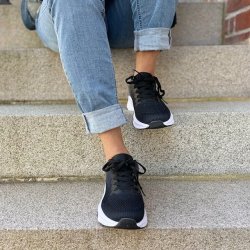 Sneakers ACTIVE black str. 36-41