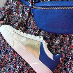 POWER Sneakers Bl� skind str 37-41