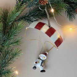 julefigur faldskrm  med fjeder Metal 