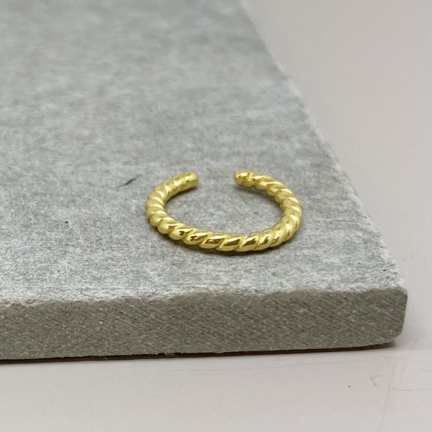 HUSH earcuff forgyldt slv