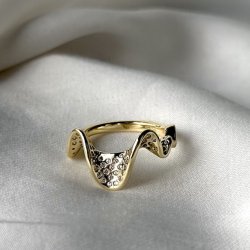 Fingerring RHUMBA DARLING Forgyldt Slv