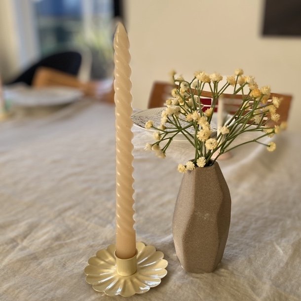 Starinlys snoede pastel farver 25 cm