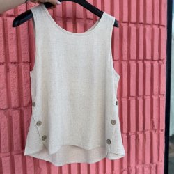Top Kathie hr/bomuld str. M-XXL