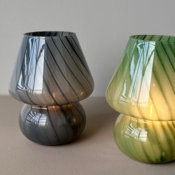 Lampe joyful H 19,5 cn Glas