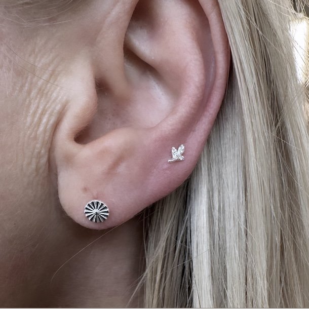 Sm restikker LEAFY Sterling Slv