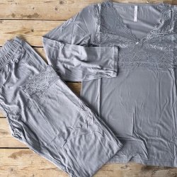 Nattj blonde bomuld str s-xxl